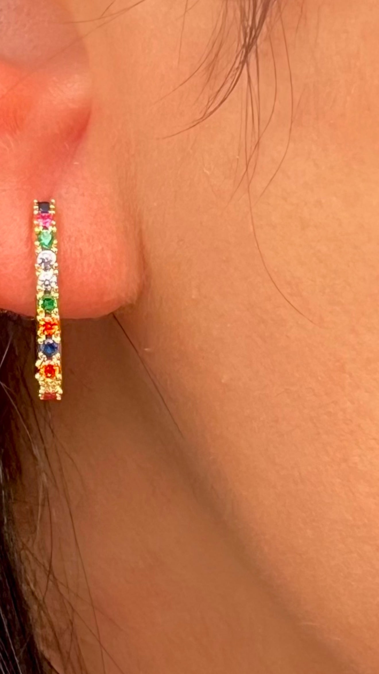 Argolas Brilha Multicolor