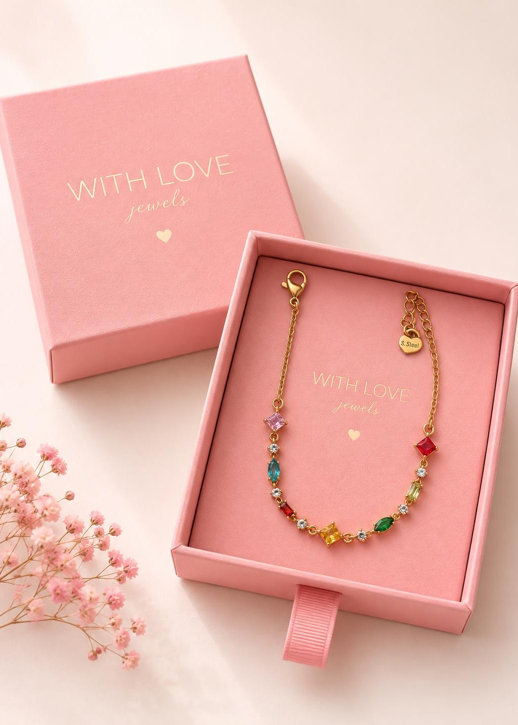 Pulseira Rainbow Crystal