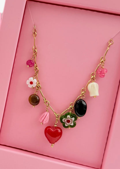 Colar Charme Love