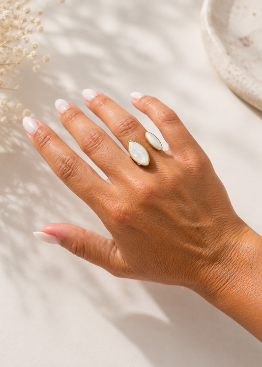 Anel Moonlight Pearl