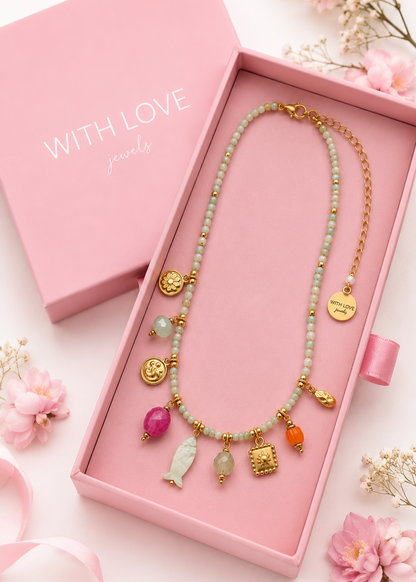 Colar Seabloom With Love Jewels