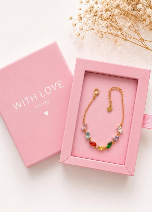 Pulseira Rainbow Gem