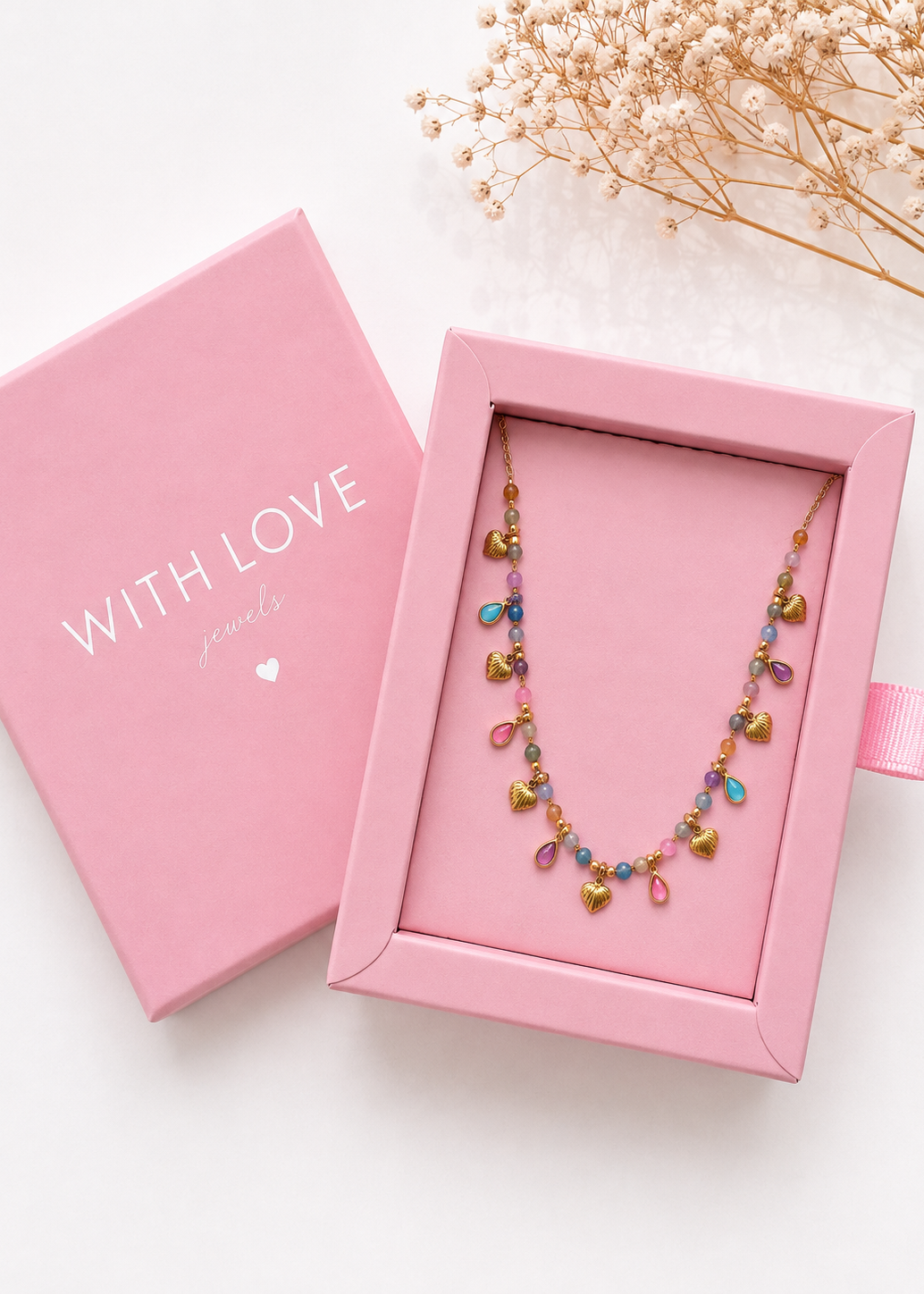 Colar Heart Bloom
