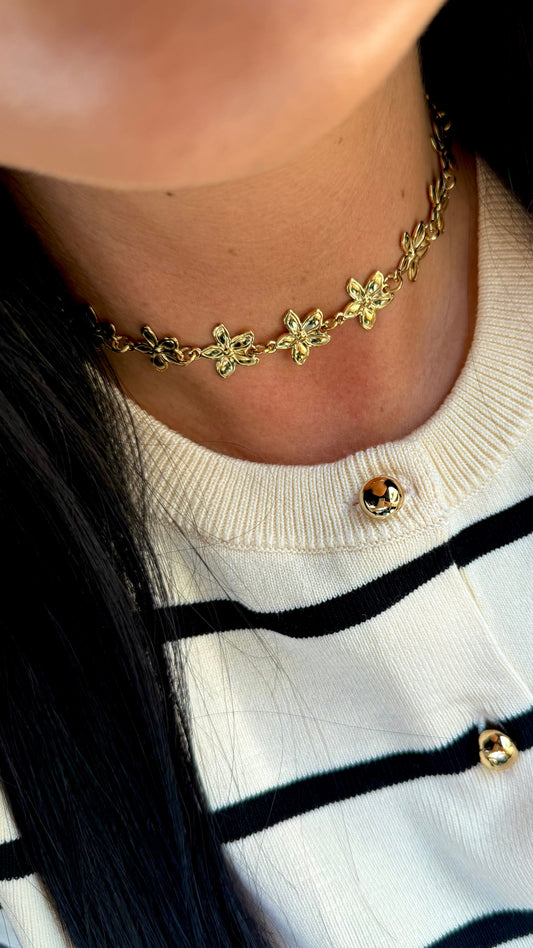 Choker Flores