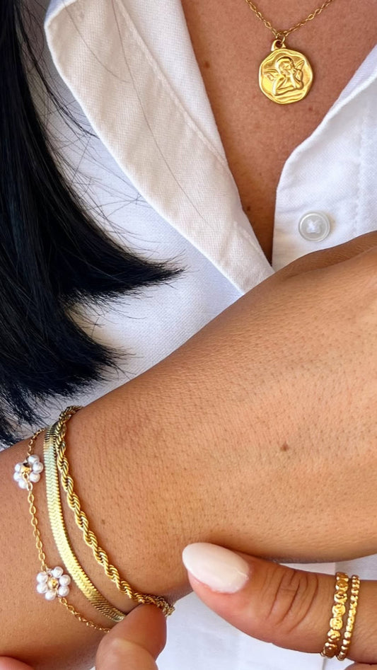 Pulseira Malha Corda